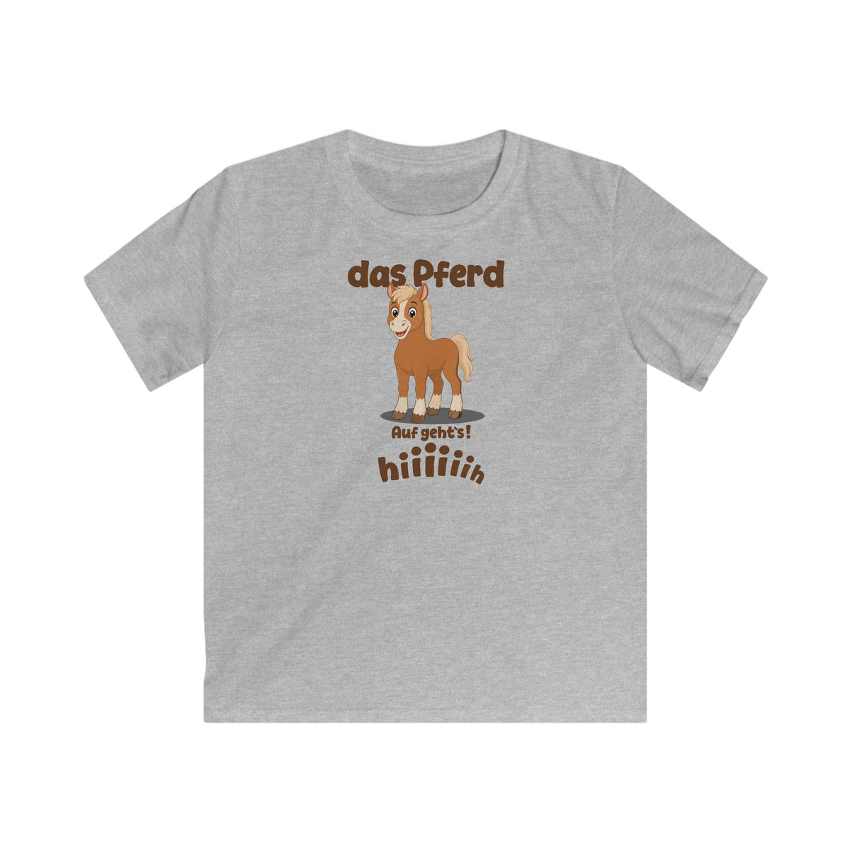 Das Pferd Kids T-Shirt in Sport Gray