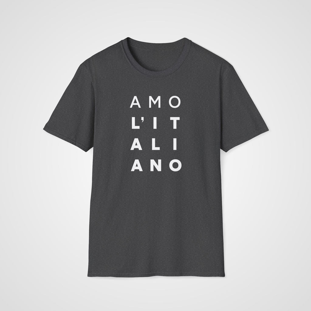 Amo l'Italiano T-Shirt in Dark Heather