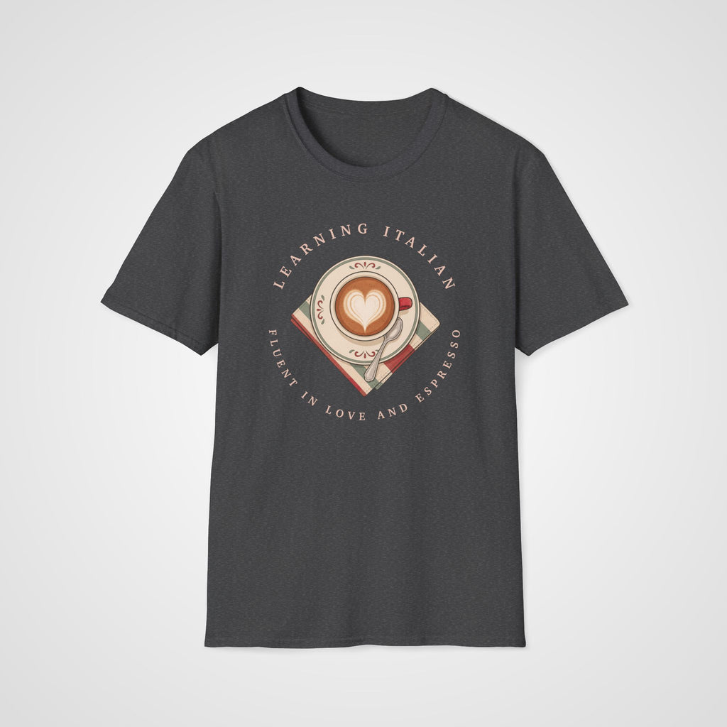 Love and Espresso T-Shirt in Dark Heather