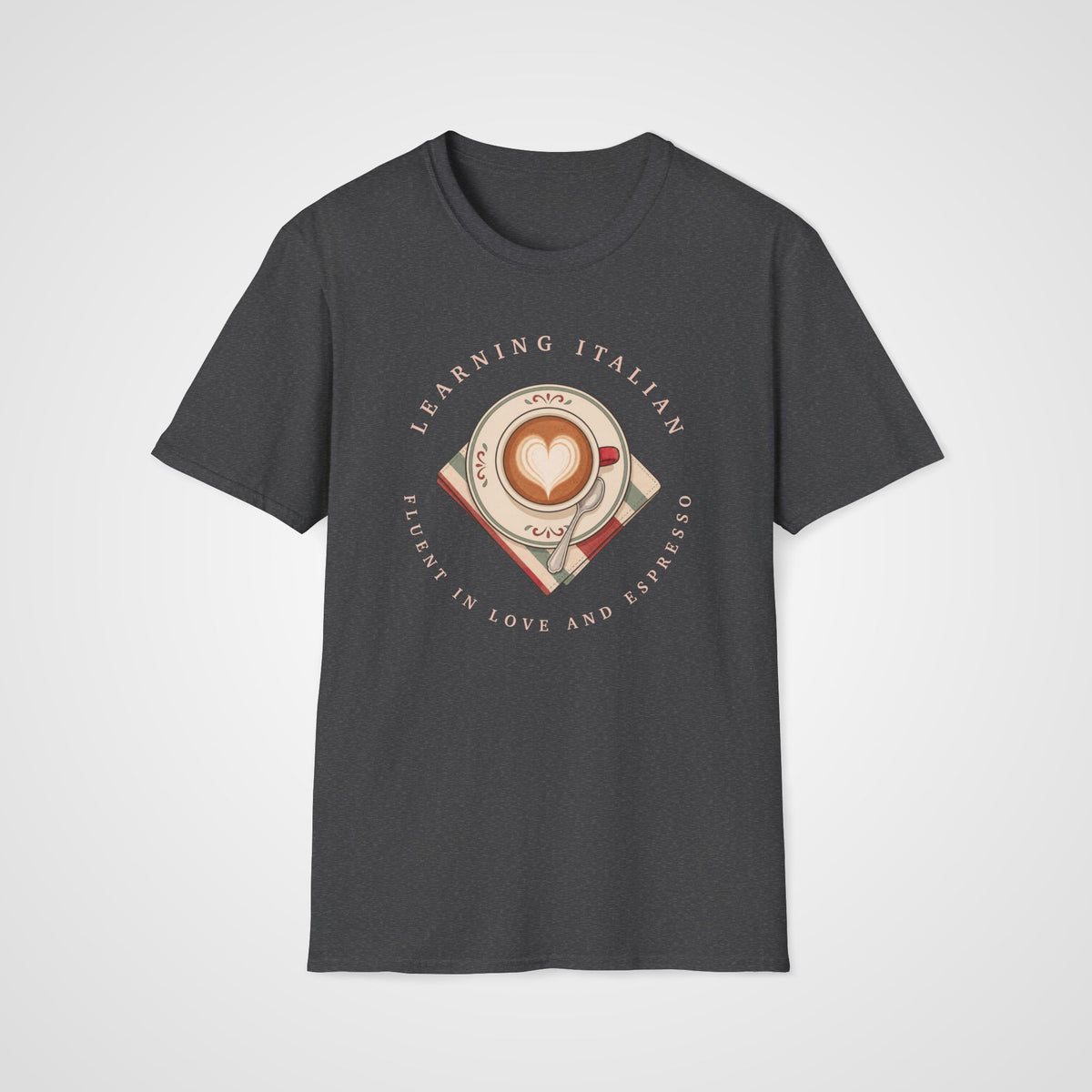 Love and Espresso T-Shirt in Dark Heather