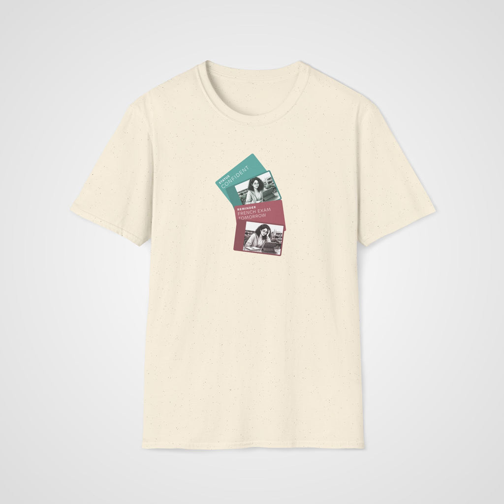 French Exam Tomorrow T-Shirt in Natural