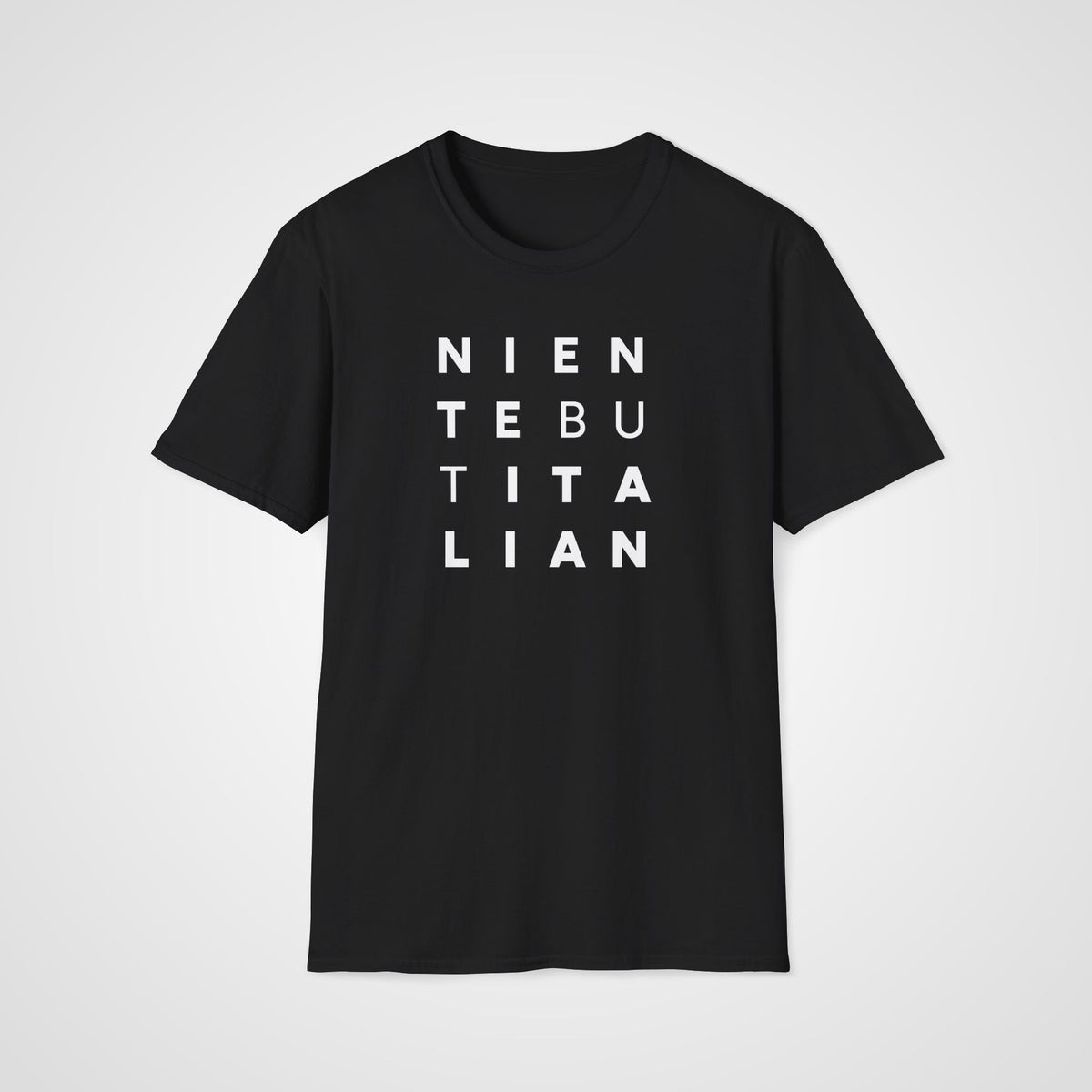 Niente But Italian T-Shirt in Black