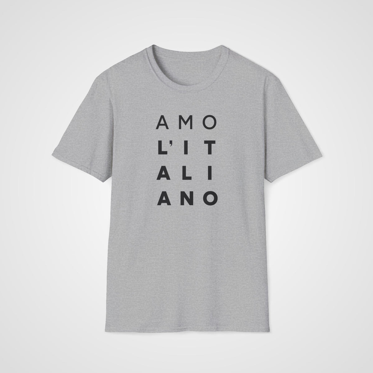 Amo l'Italiano T-Shirt in Sport Gray