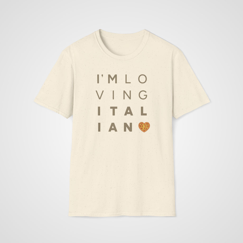 I'm Loving Italian T-Shirt in Natural
