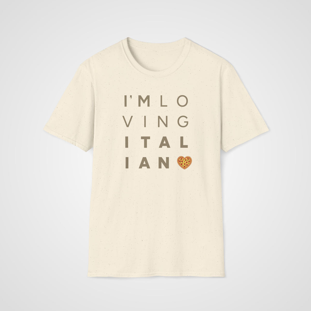 I'm Loving Italian T-Shirt in Natural