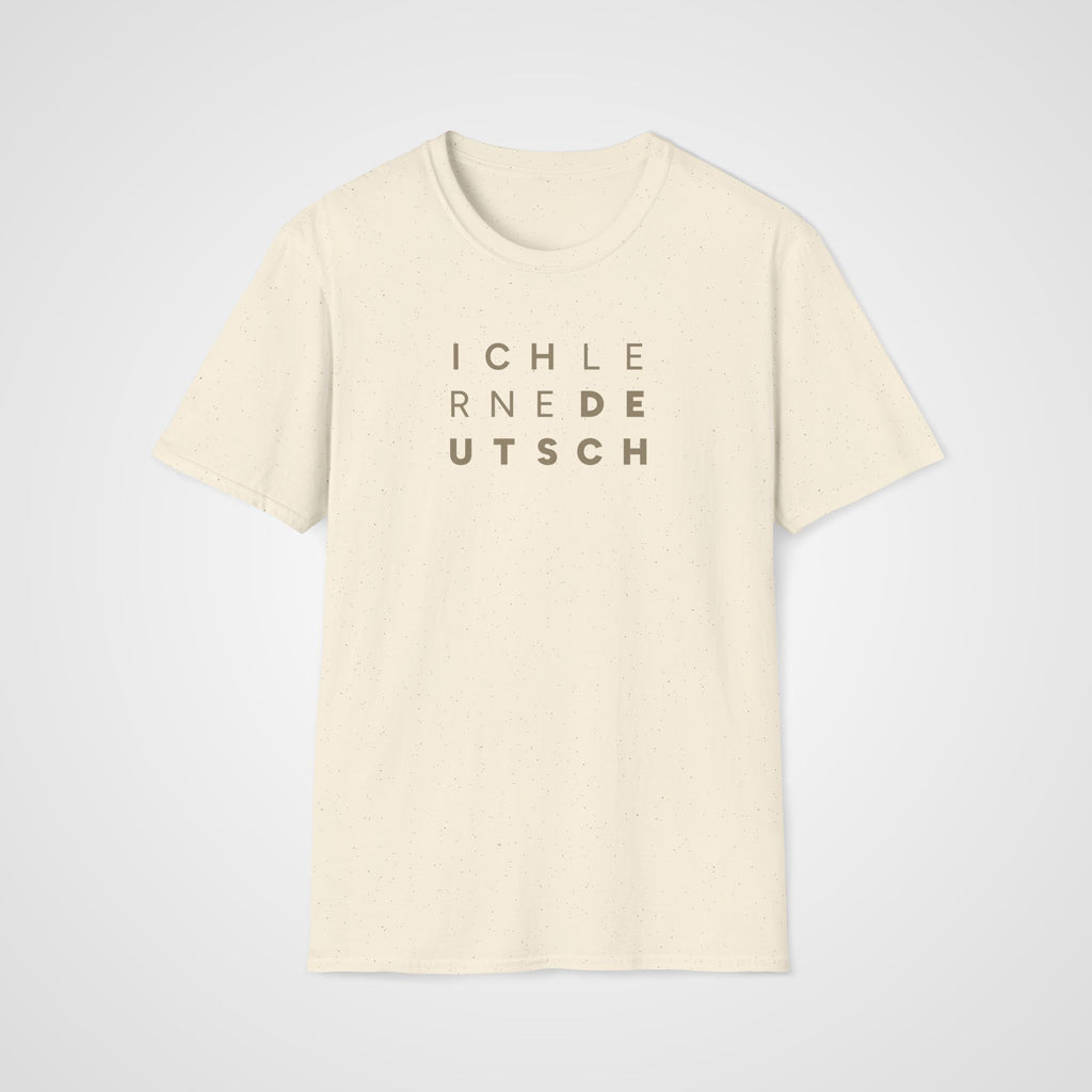 Ich Lerne Deutsch T-Shirt in Natural