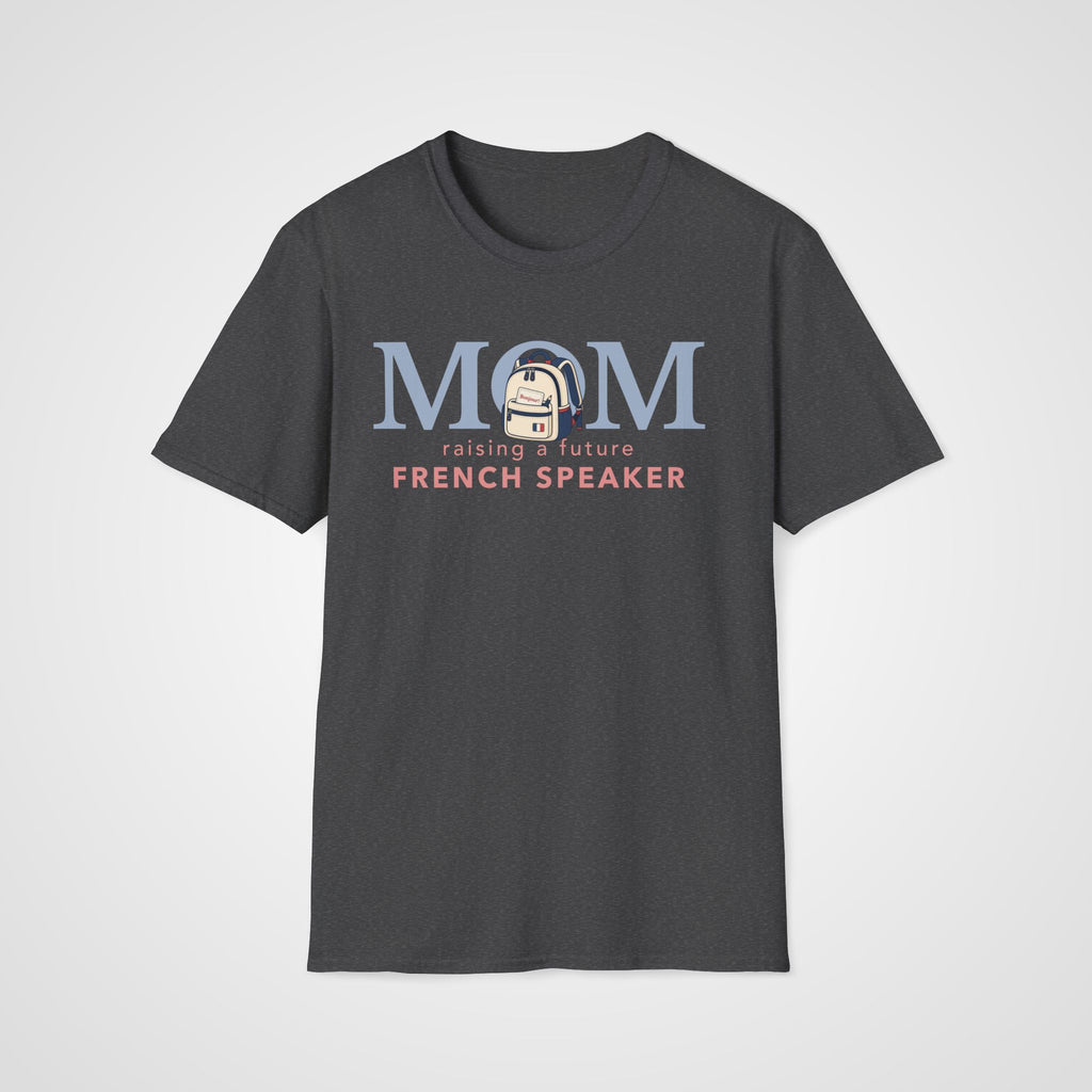 French Learner Mom T-Shirt in Dark Heather