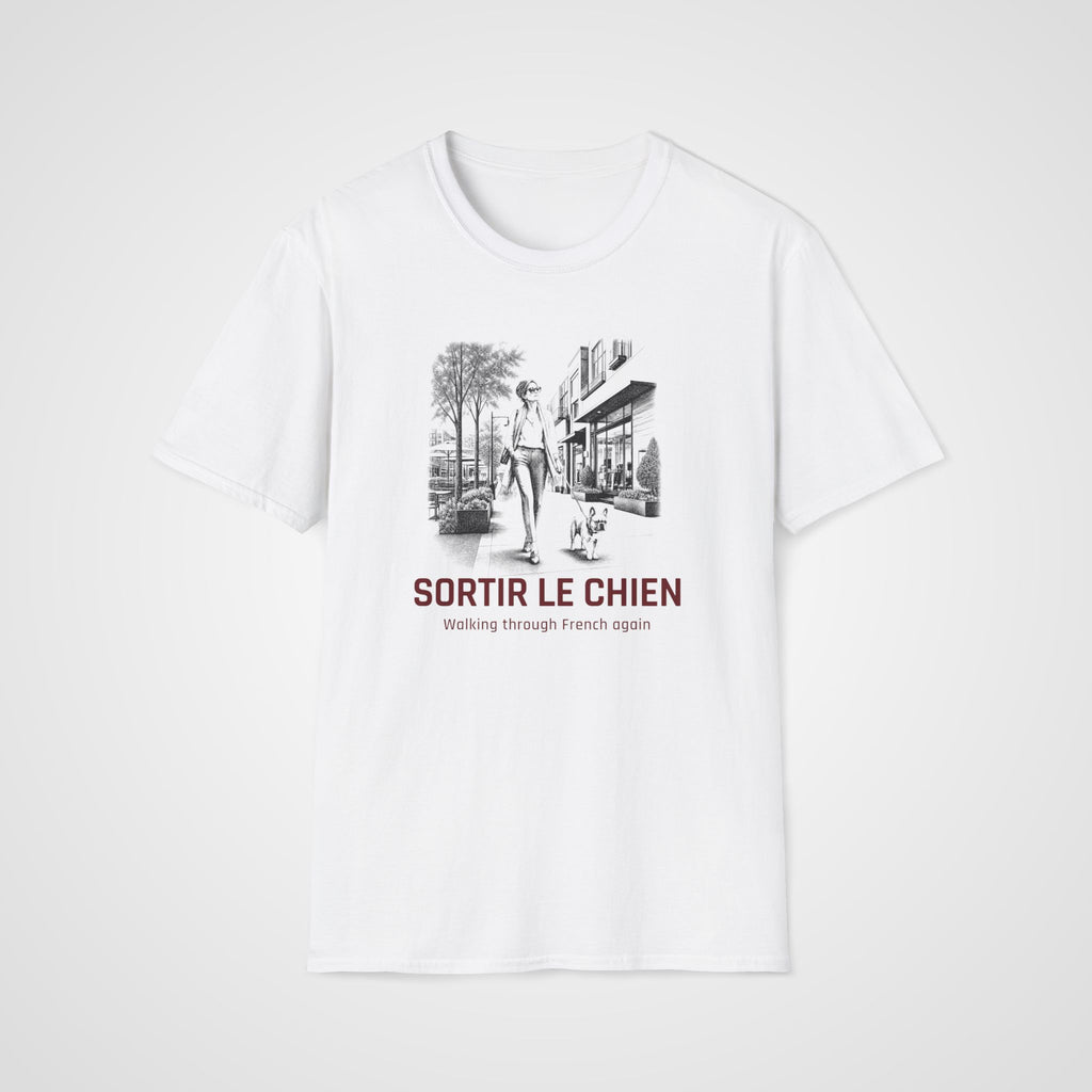 Sortir le Chien T-Shirt in White