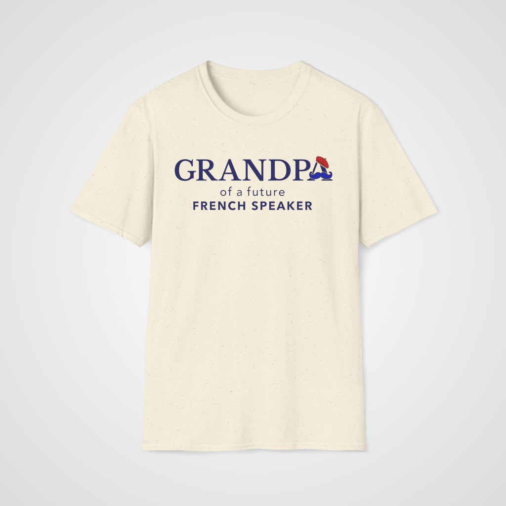 French Learner Grandpa T-Shirt in Natural