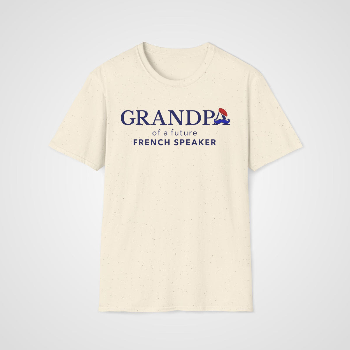 French Learner Grandpa T-Shirt in Natural