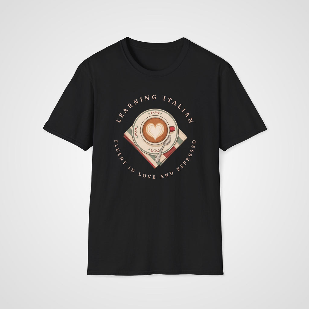 Love and Espresso T-Shirt in Black