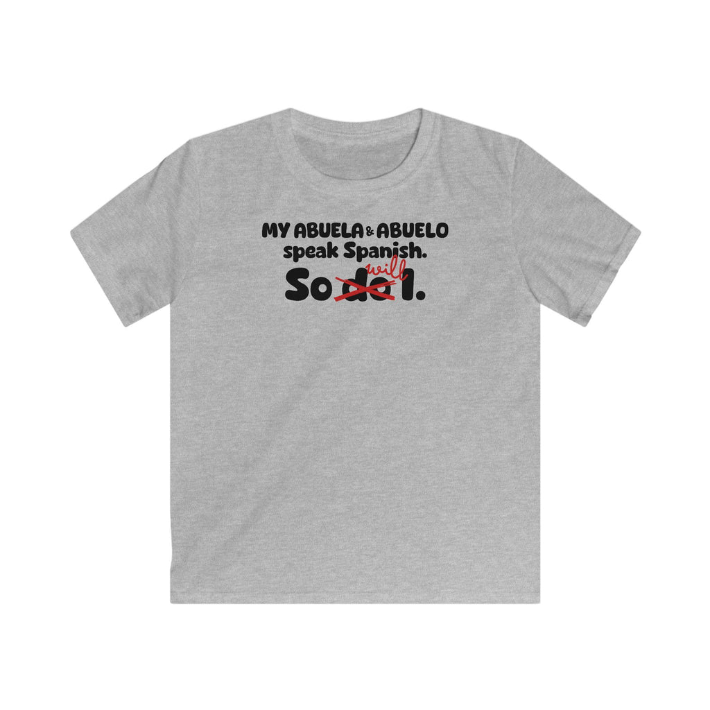 Abuela & Abuelo Legacy T-Shirt in Sport Gray