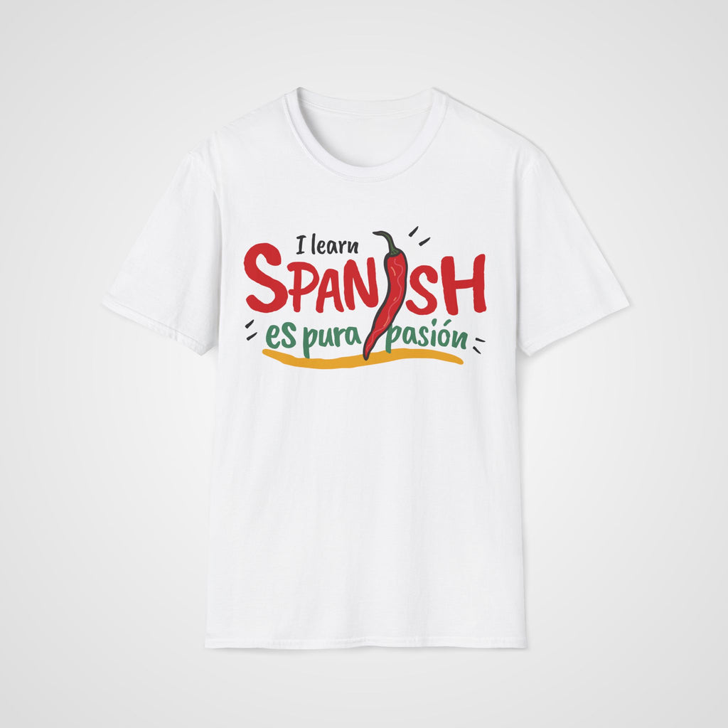 Spanish Pura Pasión T-Shirt in White