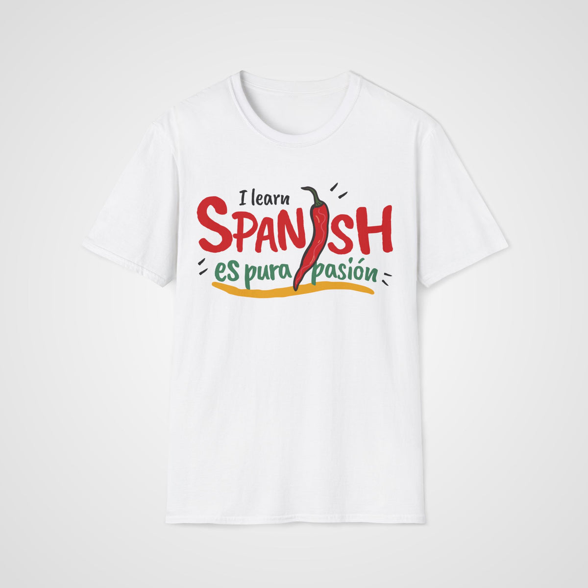 Spanish Pura Pasión T-Shirt in White