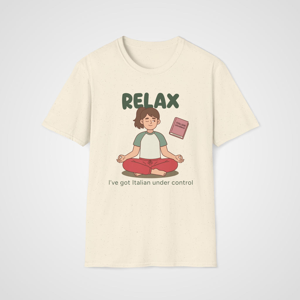 Italian Under Control T-Shirt in Natural