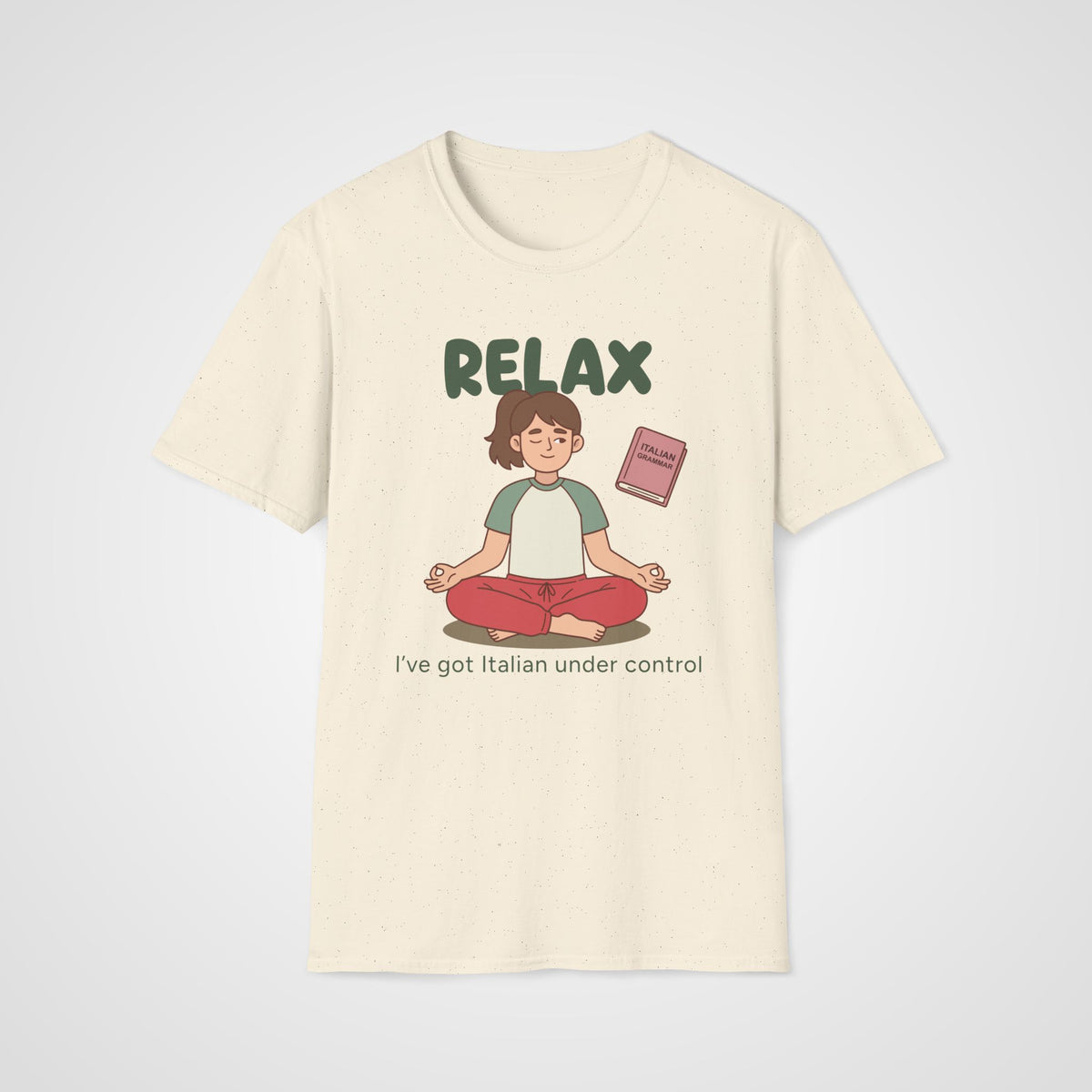 Italian Under Control T-Shirt in Natural