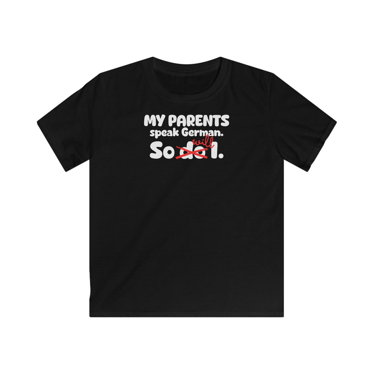 German Parents Legacy T-Shirt in Black