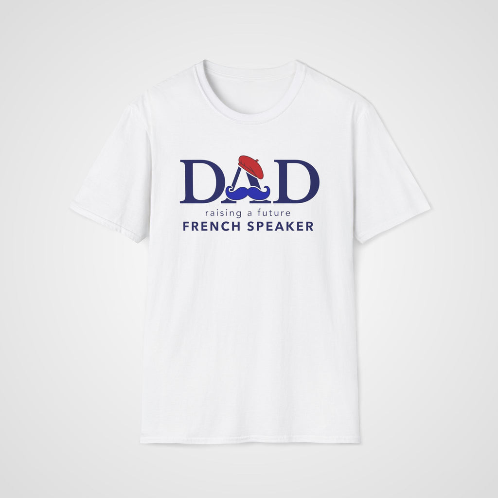French Learner Dad T-Shirt in White