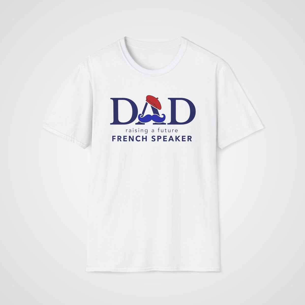 French Learner Dad T-Shirt in White