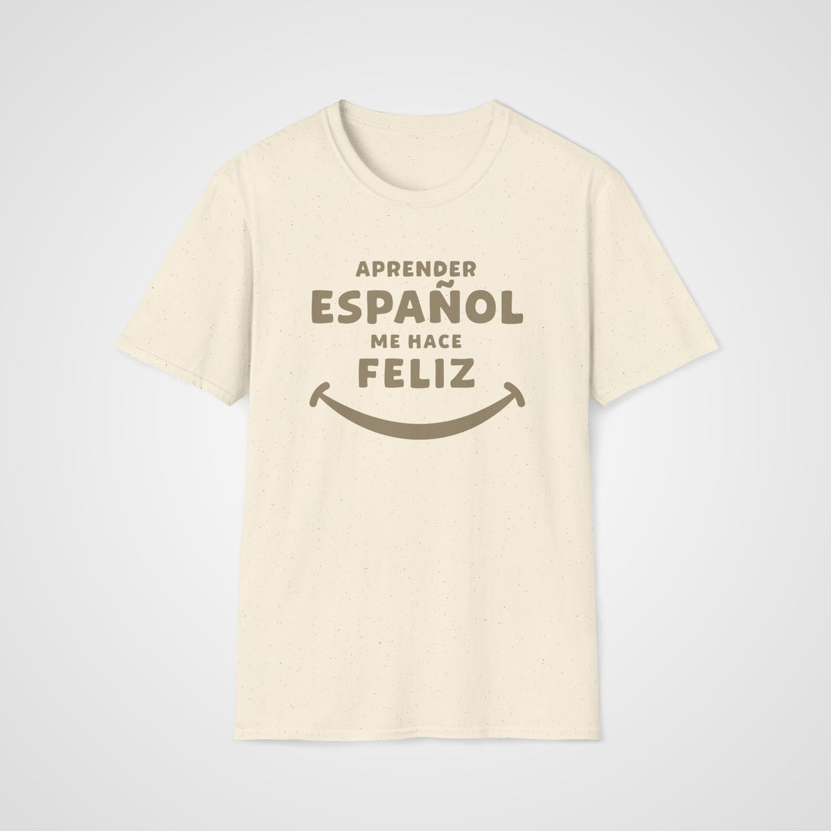 Español me Hace Feliz T-Shirt in Natural