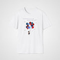 French & Balloons T-Shirt in White