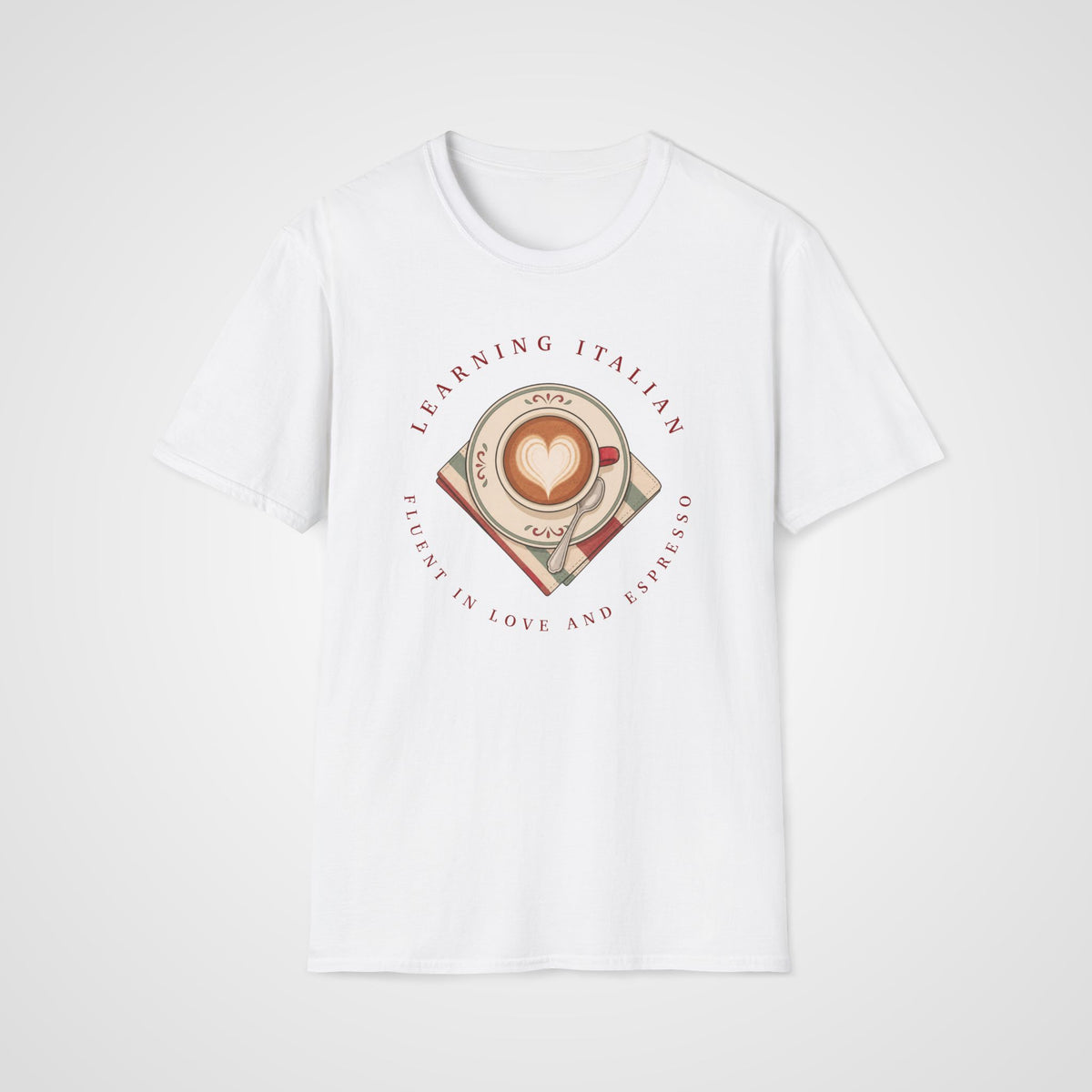 Love and Espresso T-Shirt in White