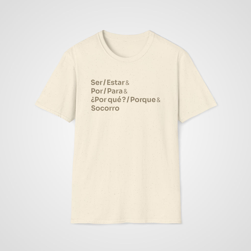 Spanish Socorro T-Shirt in Natural