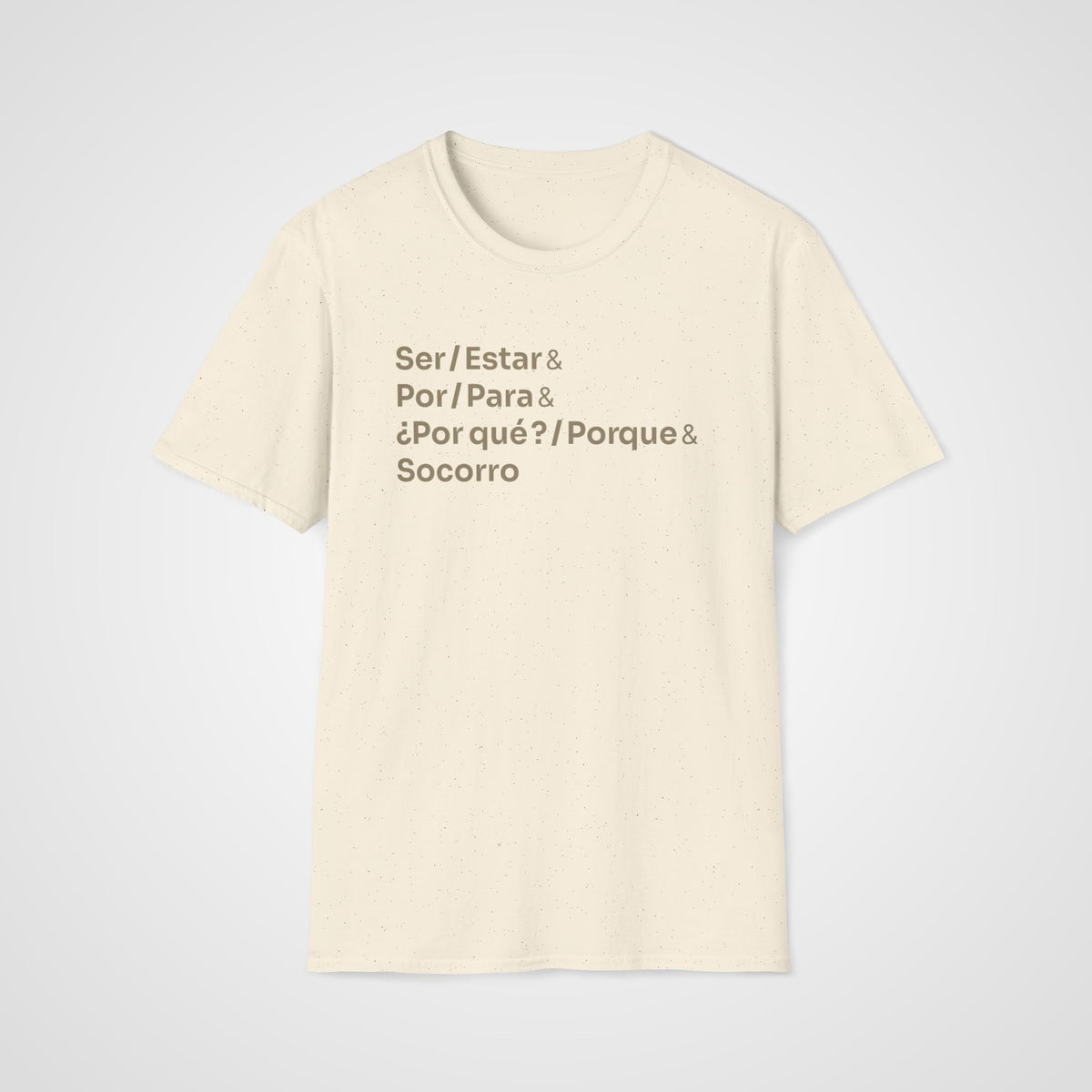 Spanish Socorro T-Shirt in Natural