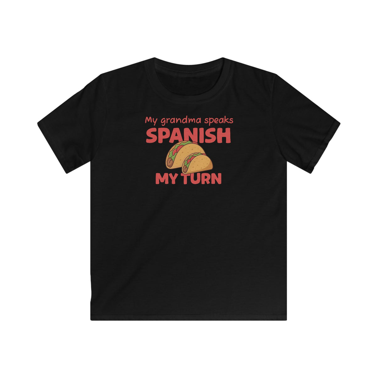 Grandma Spanish T-Shirt in Black