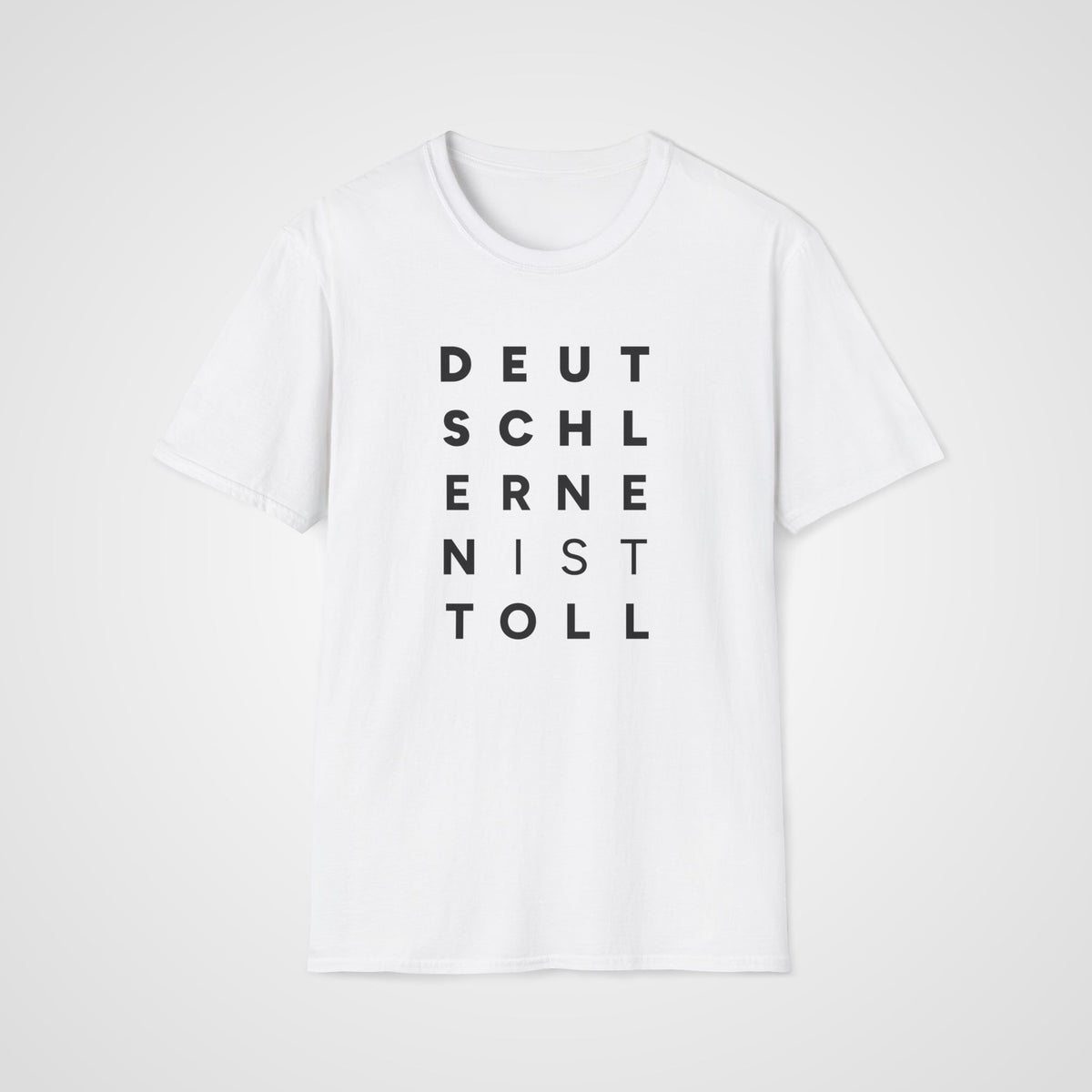 Deutsch lernen ist toll T-Shirt in White