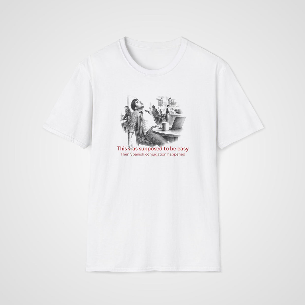 Spanish Looked Easy T-Shirt in White