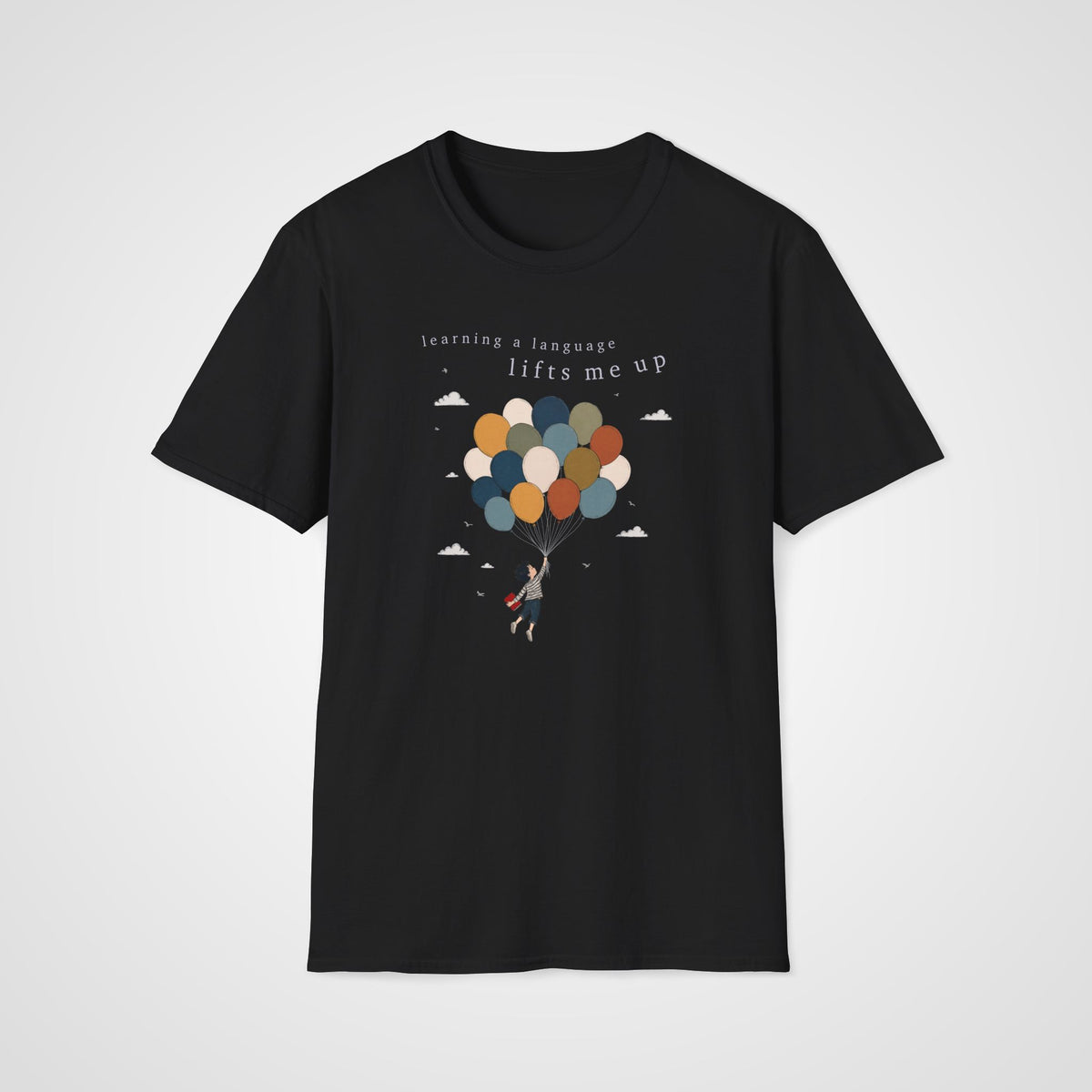 Lifted by Language T-Shirt in Black