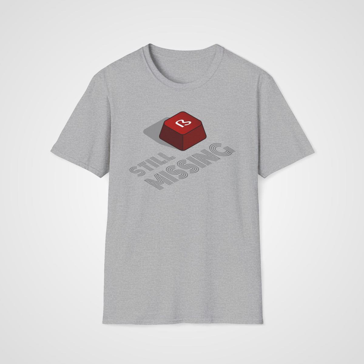 Still Missing ß German T-Shirt in Sport Gray