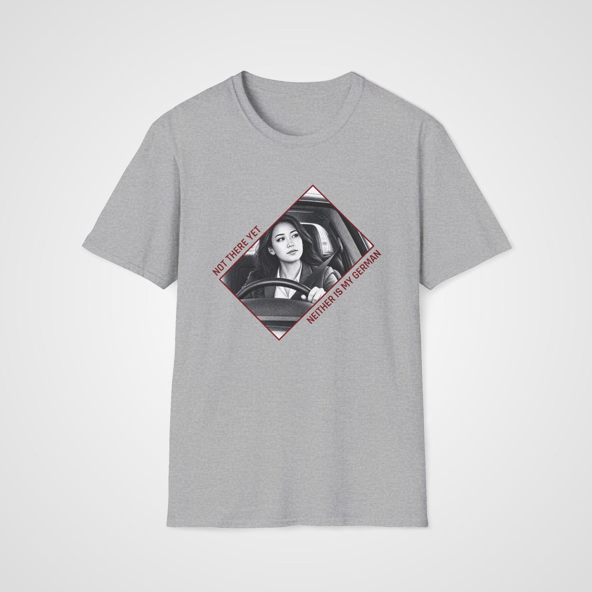 Not There Yet T-Shirt in Sport Gray