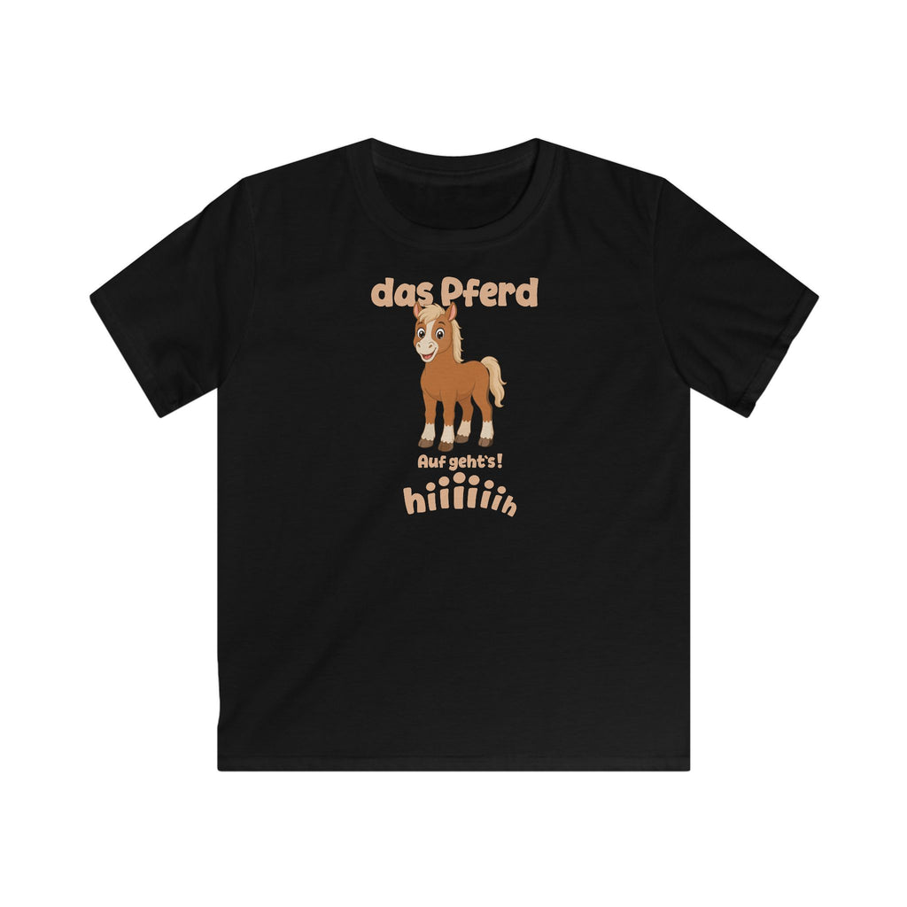 Das Pferd Kids T-Shirt in Black