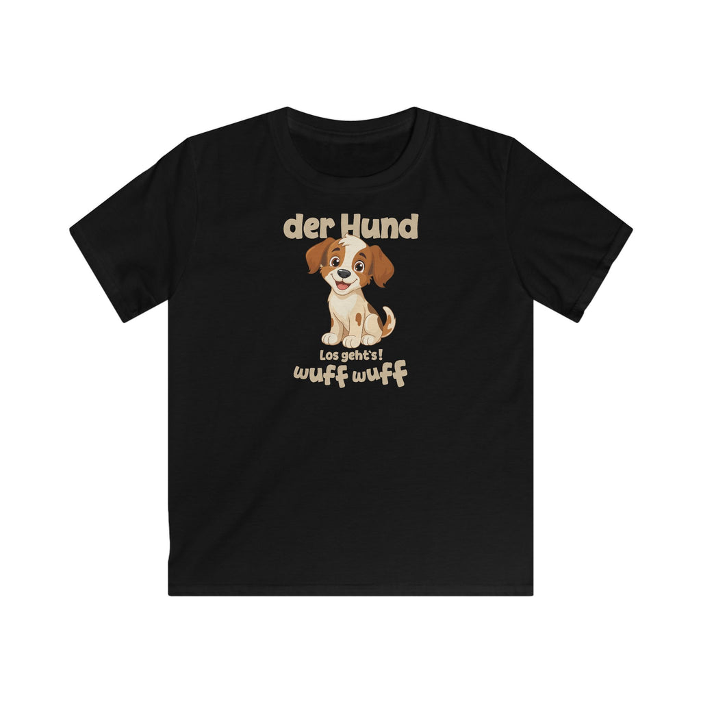 Der Hund Kids T-Shirt in Black