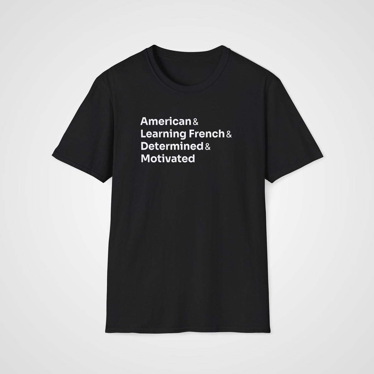 French Learner T-Shirt in Black