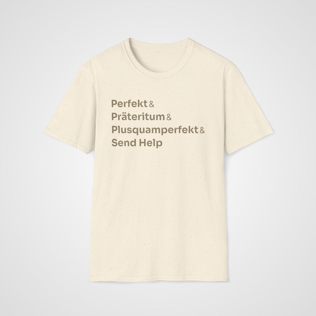 German Tenses Help T-Shirt in Natural