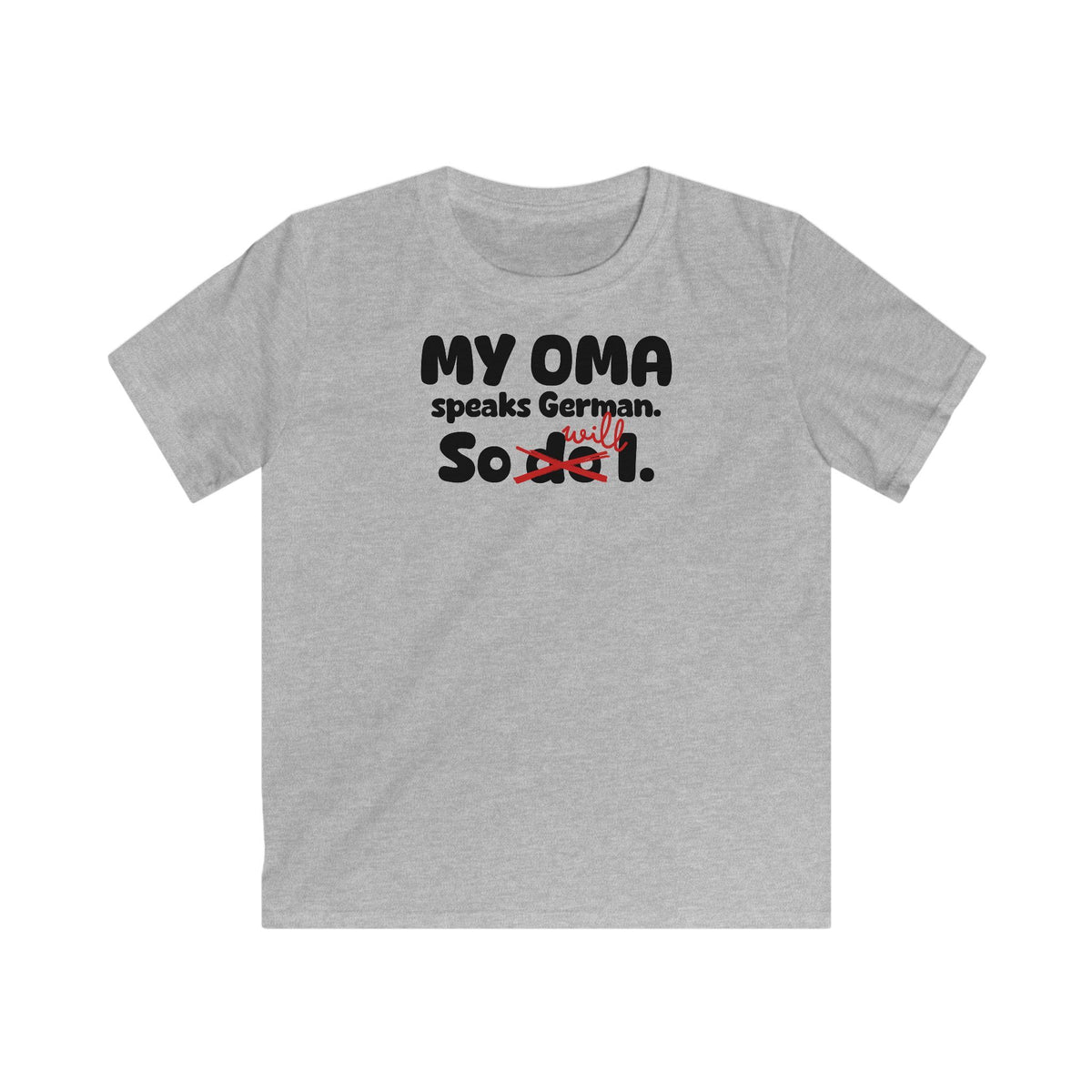 Oma Legacy Kids T-Shirt in Sport Gray