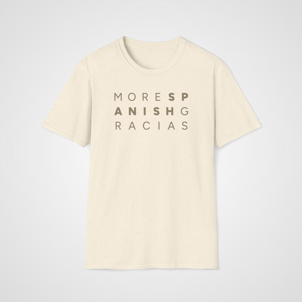 More Spanish, Gracias T-Shirt in Natural