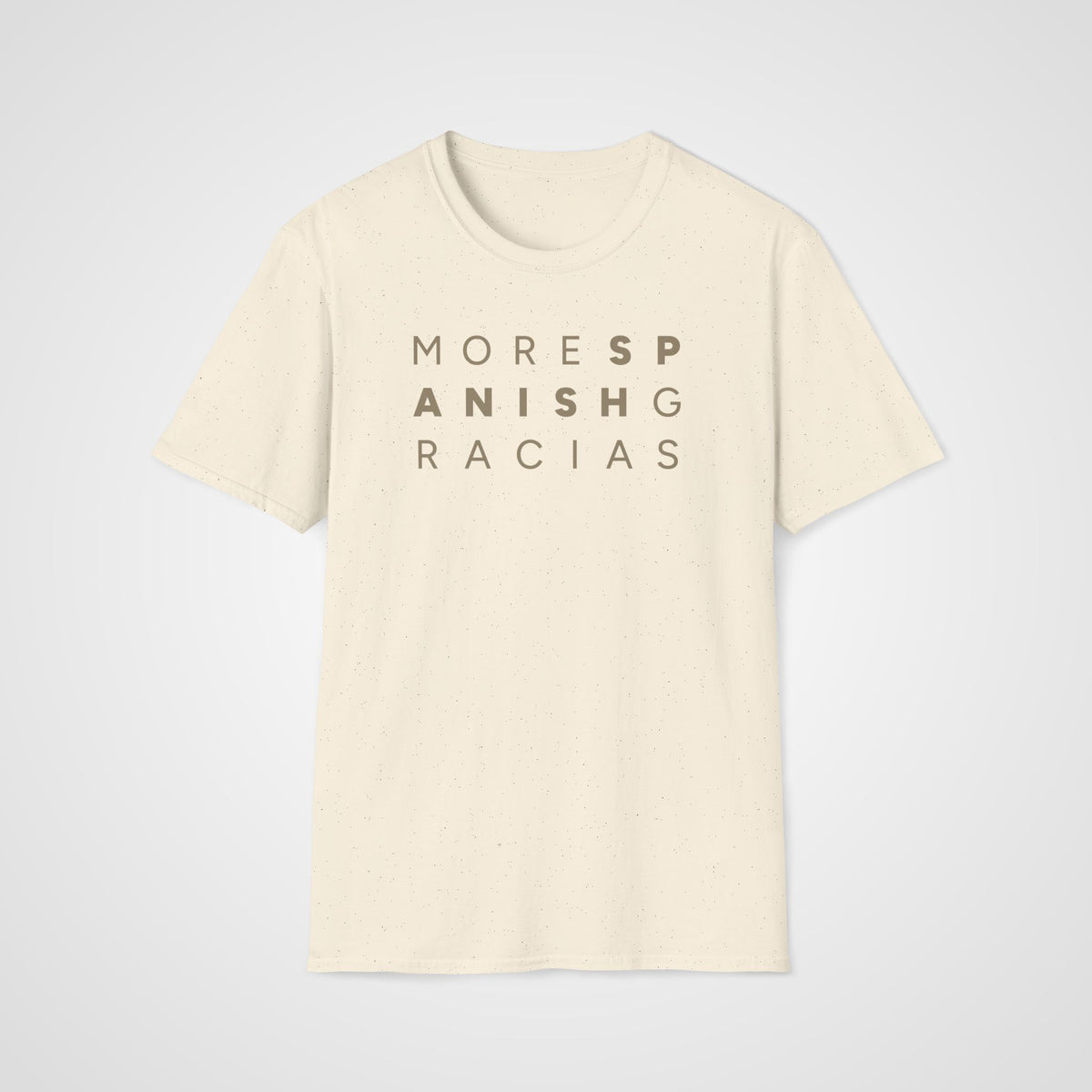 More Spanish, Gracias T-Shirt in Natural