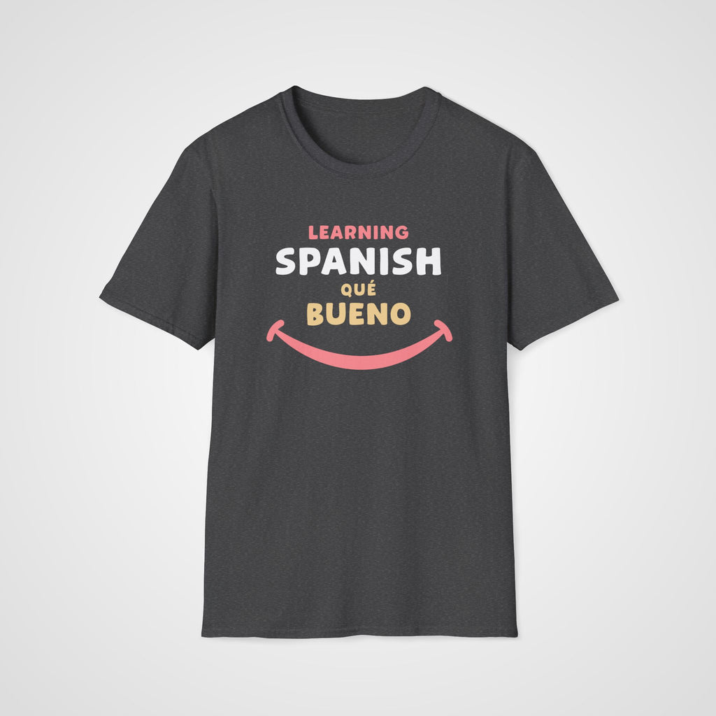 Qué Bueno Spanish T-Shirt in Dark Heather
