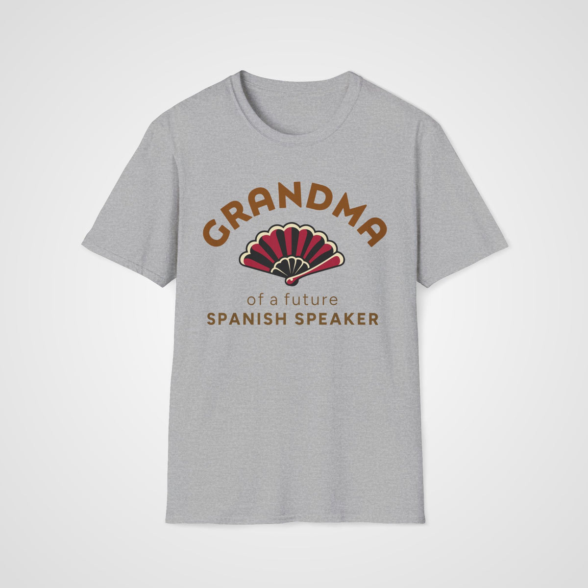 Spanish Grandma T-Shirt in Sport Gray