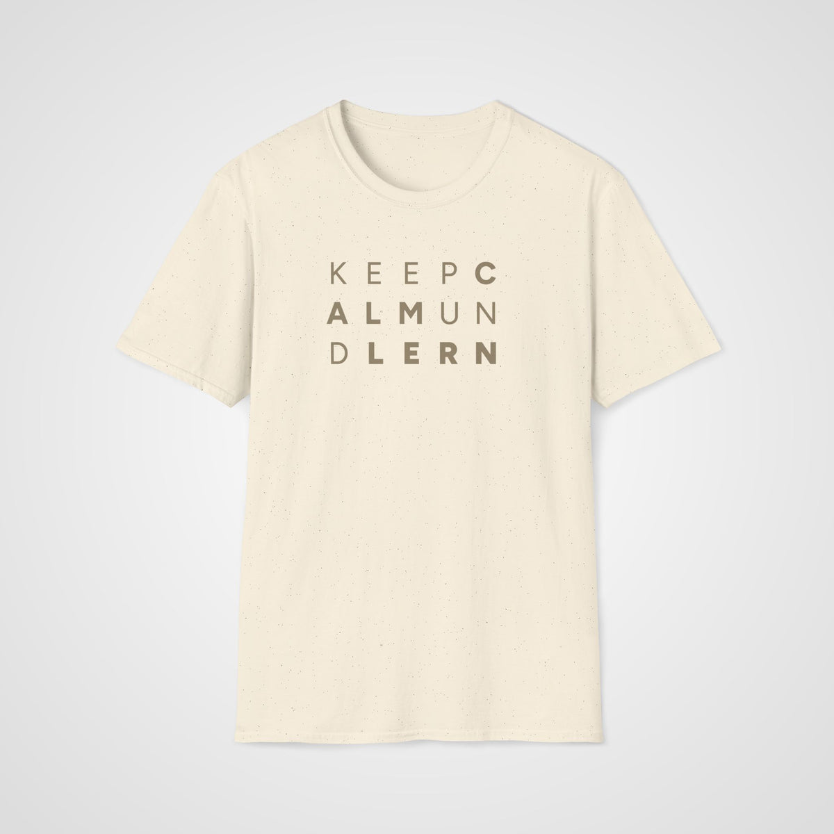 Keep Calm und Lern T-Shirt in Natural
