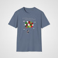 Italian Takes Flight T-Shirt in Heather Indigo