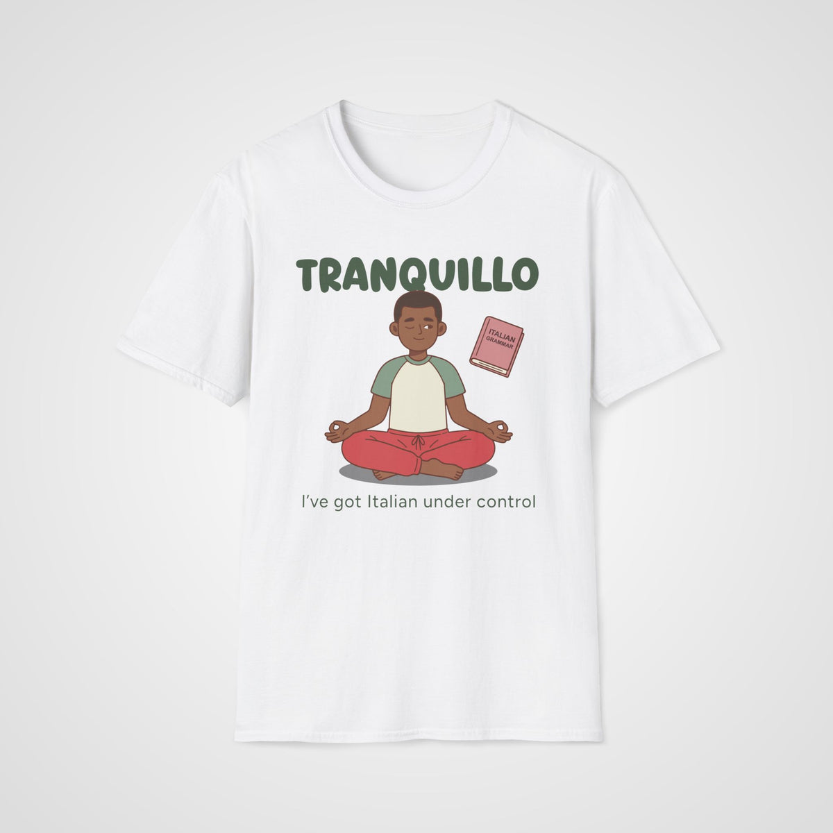 Tranquillo Italian Learner T-Shirt in White