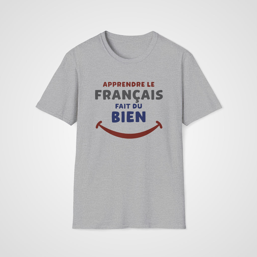 Fait du Bien French T-Shirt in Sport Gray
