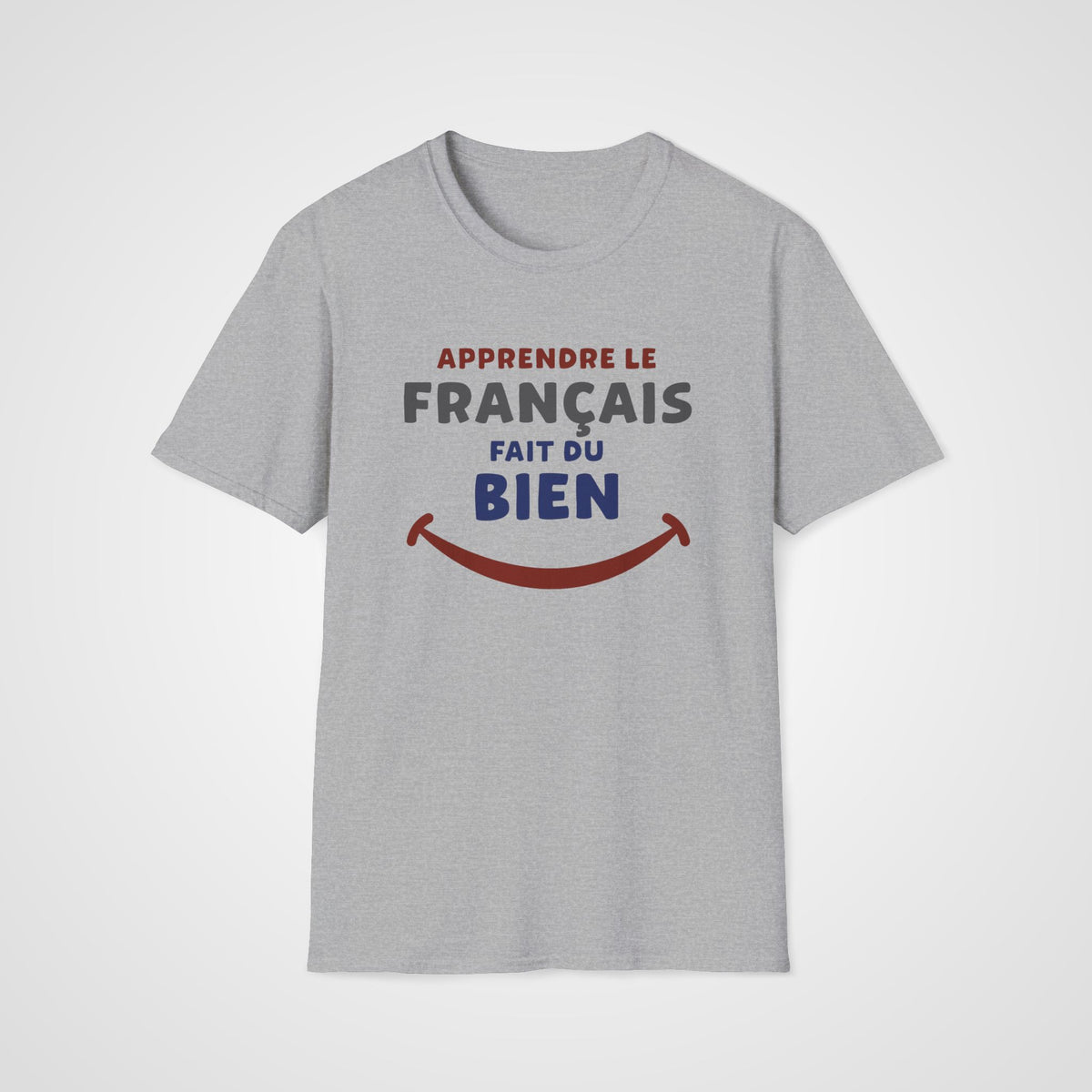 Fait du Bien French T-Shirt in Sport Gray