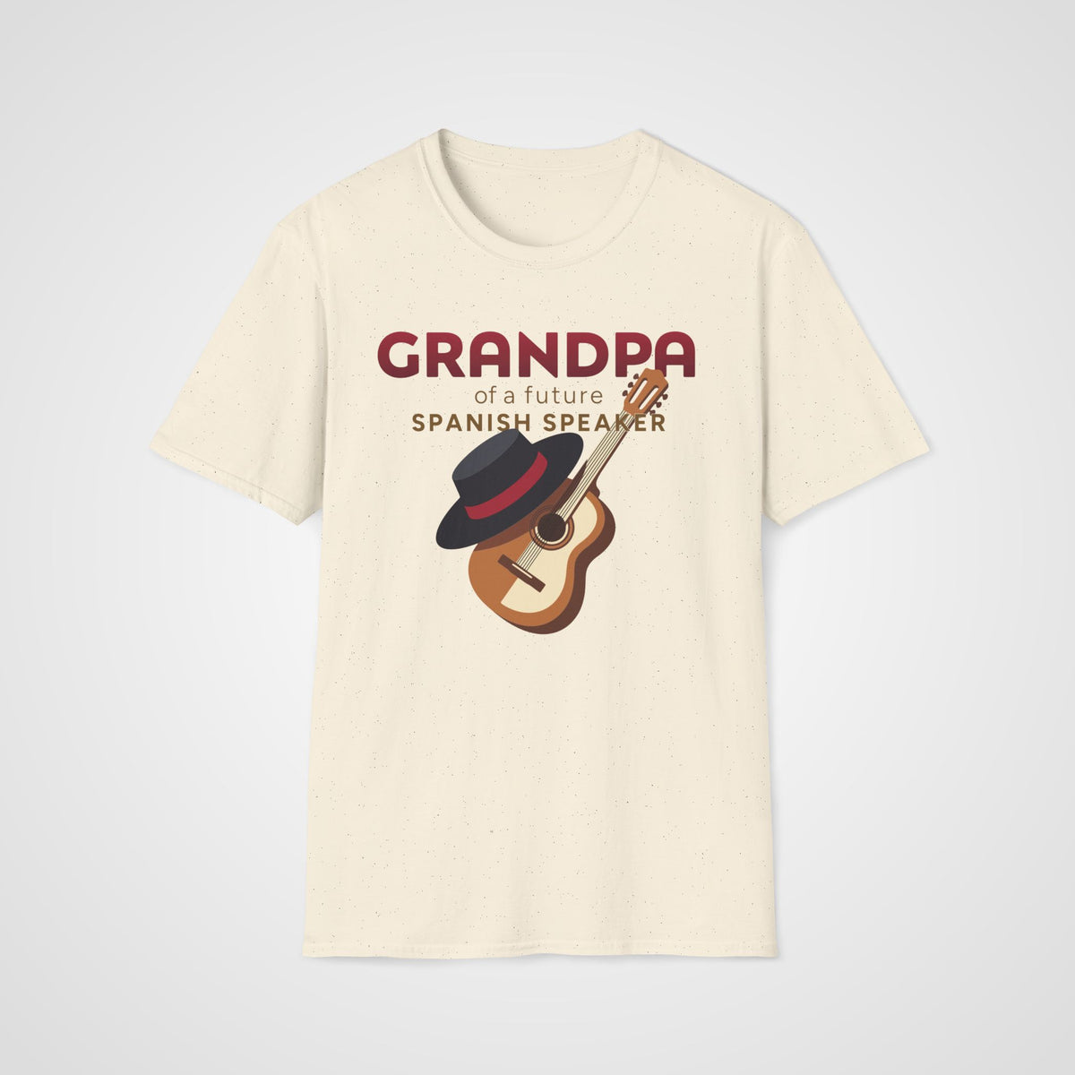 Spanish Learner Grandpa T-Shirt in Natural