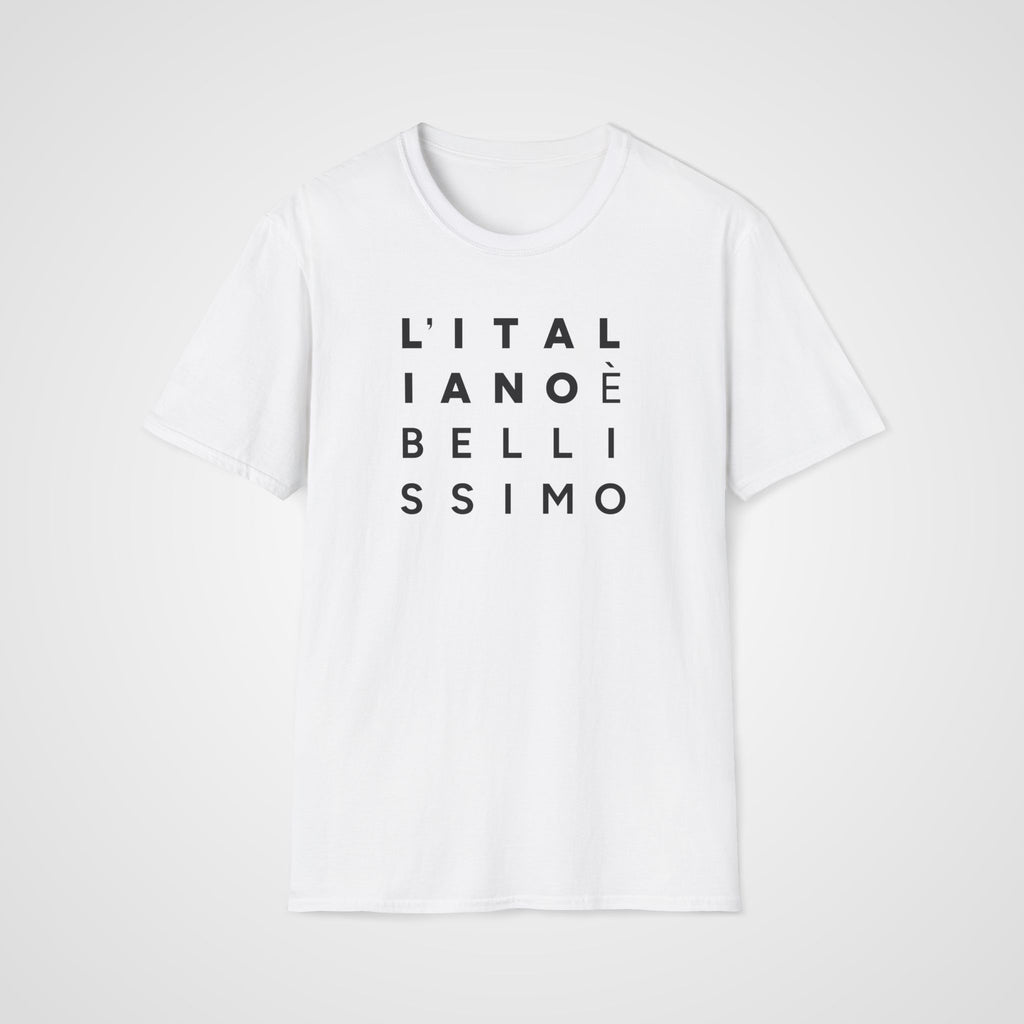 L'Italiano è Bellissimo T-Shirt in White
